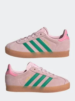 Rose clair - Baskets Adidas Original Gazelle enfant