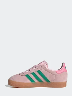 Rose clair - Baskets Adidas Original Gazelle enfant