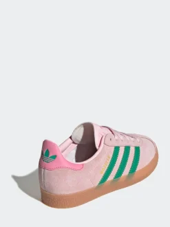Rose clair - Baskets Adidas Original Gazelle enfant