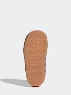 Rose foncé - Adidas Originals Baskets Gazelle Comfort Closure élastiques pour Bébé