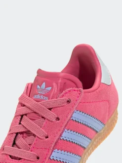 Rose foncé - Adidas Originals Baskets Gazelle Comfort Closure élastiques pour Bébé