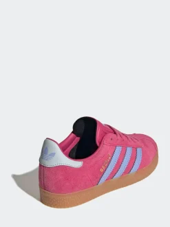 Rose foncé - Baskets Adidas Original Gazelle enfant
