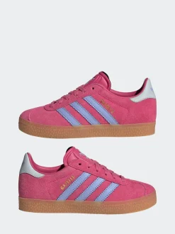 Rose foncé - Baskets Adidas Original Gazelle enfant