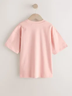 Rose pêche - T-shirt Manches courtes (3-16ans)