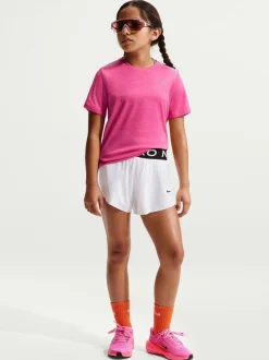 Rose rythème - T-shirt Nike Miler Dri-FIT à manches courtes