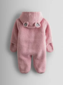 Rose souris - JoJo Maman Bébé Pramsuit douillet en borg Character