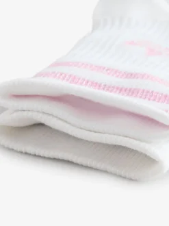 Rose/Blanc - adidas originals Chaussettes mi-hautes à paillettes 2 Pack