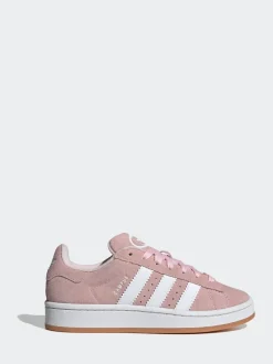 Rose/Blanc - Baskets Adidas Original Campus 00s Lace Junior