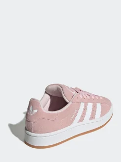 Rose/Blanc - Baskets Adidas Original Campus 00s Lace Junior
