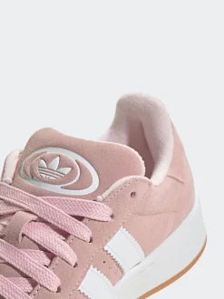 Rose/Blanc - Baskets Adidas Original Campus 00s Lace Junior