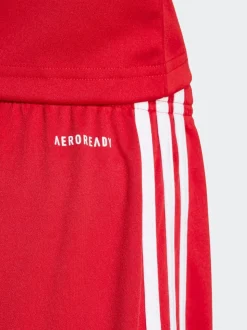 Rouge - adidas Squadra 25 Kids Shorts