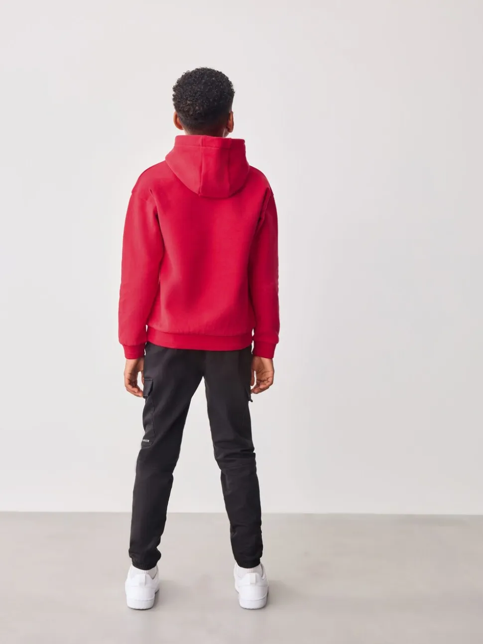 Rouge - Baker by Ted Baker Sweat à capuche Overhead 100% coton