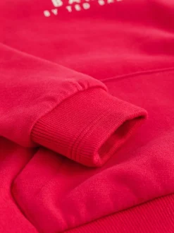 Rouge - Baker by Ted Baker Sweat à capuche Overhead 100% coton