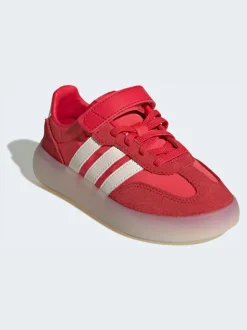 Rouge - Baskets adidas Barreda Decode élastique pour enfant à lacets élastiques