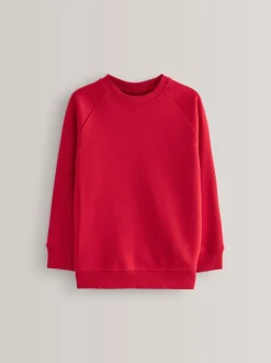 Rouge - Chandail scolaire à col roulé (3-17ans)