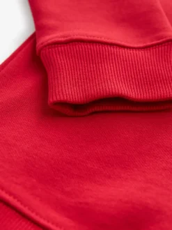 Rouge - Chandail scolaire à col roulé (3-17ans)