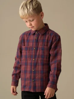 Rouge - Chemise Angel & Rocket Felix double face