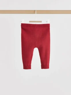 Rouge - Ensemble pull et legging en maille bébé (0 mois-2 ans)