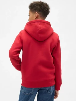 Rouge - Gap Logo Sherpa-Lined Zip Hoodie (4-13yrs)
