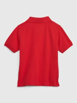 Rouge - Gap Polo Manches courtes Logo Pique (Nouveau-né-5ans)