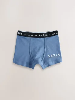 Rouge - Lot de 5 boxers Baker by Ted Baker garçon
