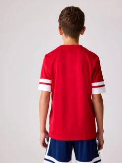 Rouge - Maillot adidas Squadra 25 enfant