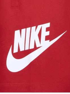 Rouge - Nike ensemble t-shirt et short Little Kids Club