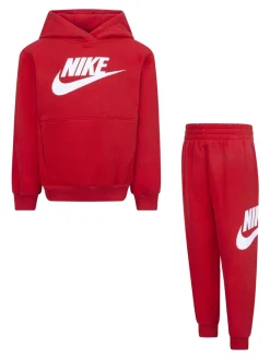 Rouge - Nike survêtement en polaire Little Kids Club