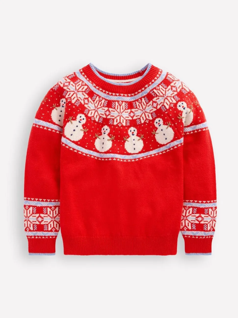 Rouge - Pull de Noël Boden Fair Isle