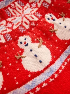 Rouge - Pull de Noël Boden Fair Isle