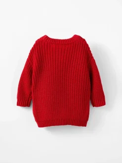 Rouge - Pulls Cotton On Connor à Col rond