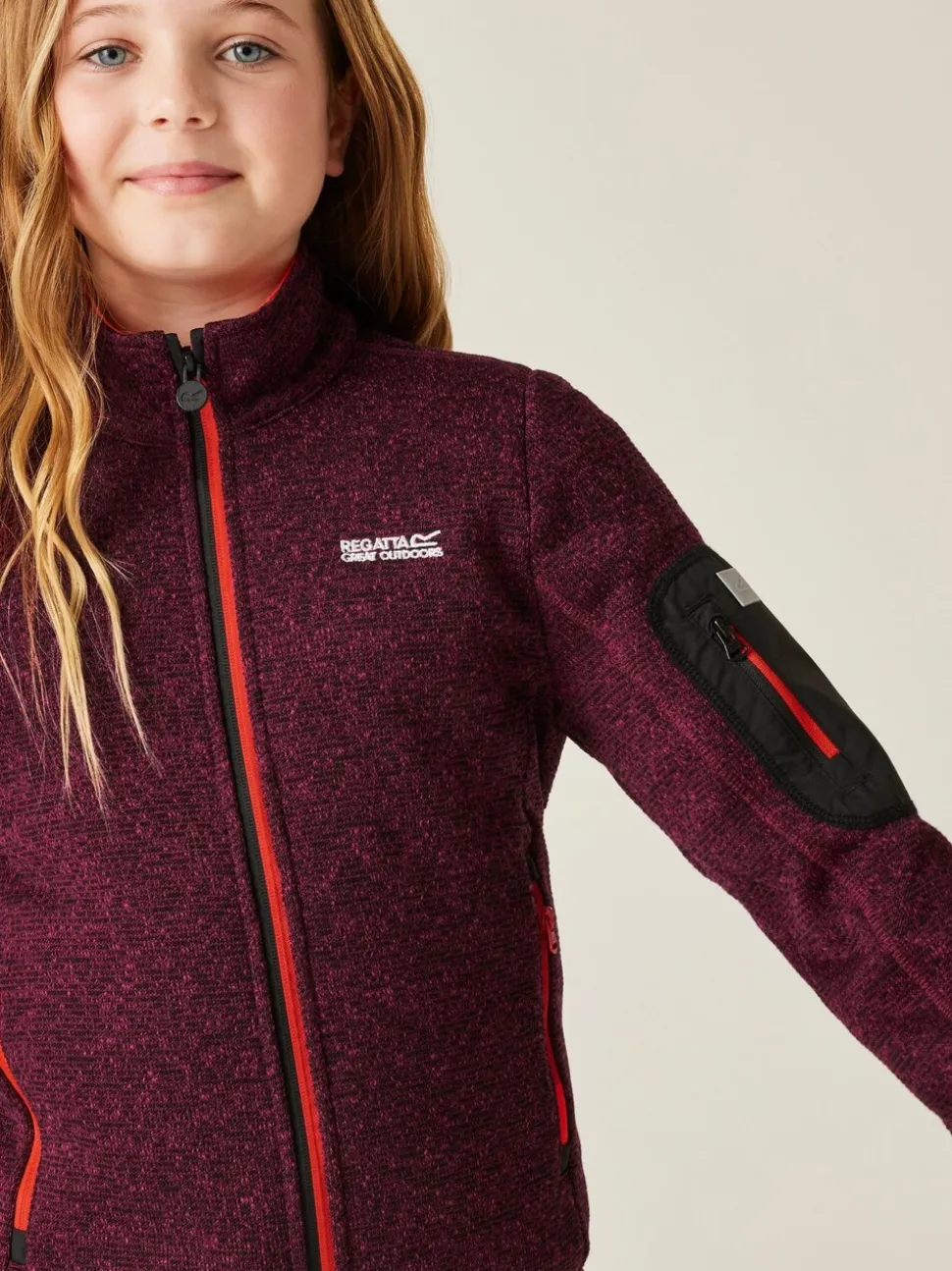 Rouge - Regatta Polaire Newhill junior