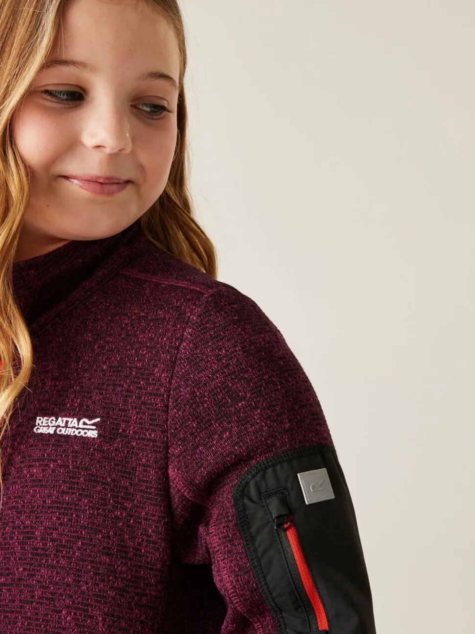 Rouge - Regatta Polaire Newhill junior