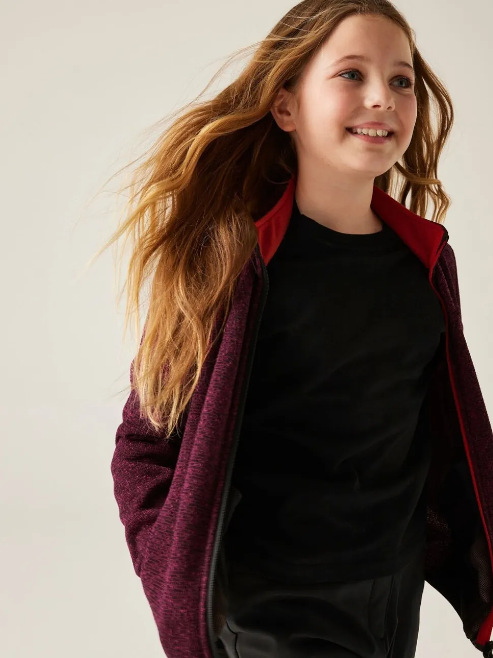 Rouge - Regatta Polaire Newhill junior