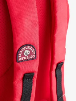 Rouge - Sac à dos Superdry Back to School brodé à logo universitaire