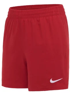 Rouge - Short de bain Nike 4 Inch Volley