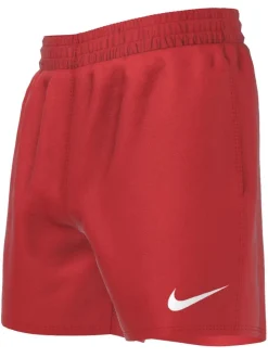 Rouge - Short de bain Nike 4 Inch Volley