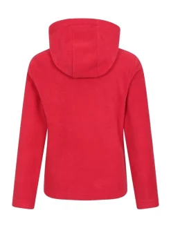 Rouge - Sweat à capuche Mountain Warehouse Camber II en polaire