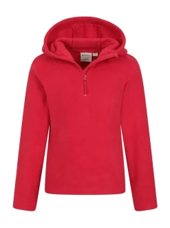 Rouge - Sweat à capuche Mountain Warehouse Camber II en polaire