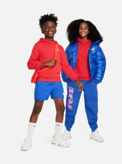 Rouge - Sweat à capuche Nike Club en polaire à enfiler