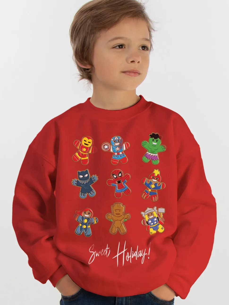 Rouge - Sweat-shirt Brands In Marvel Gingerbread Avengers