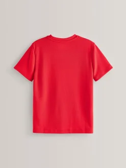 Rouge - T-shirt de sport (3-16ans)
