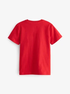 Rouge - T-shirt Manches courtes (3-16ans)