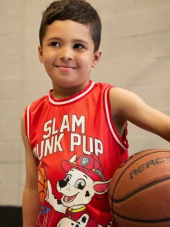 Rouge - Vanilla Underground Paw Patrol Jeu de basket-ball Marshall 2 Pieces pour enfants