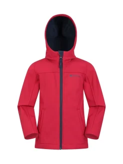 Rouge - Veste imperméable Mountain Warehouse Exodus enfant