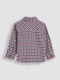 Rouge bordeaux - Chemise brossée JoJo Maman Bébé