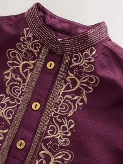 Rouge bordeaux - Eid Kurta (3mths-16yrs)