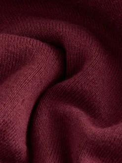 Rouge bordeaux - Lot de 2 pulls Clarks unisexes en maille pour l’école