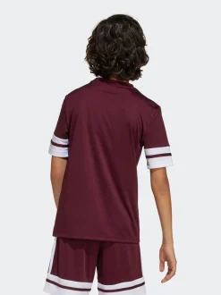 Rouge bordeaux - Maillot adidas Squadra 25 enfant