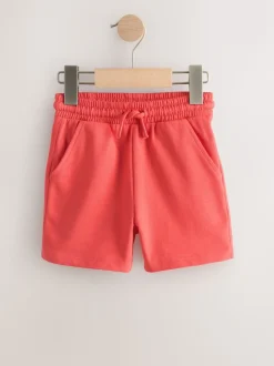 Rouge corail - Short en jersey (3mths-7yrs)